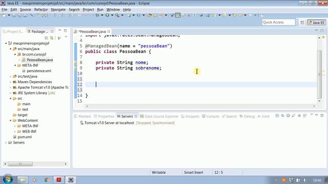 Primeiro Managedbean em JSF смотреть онлайн