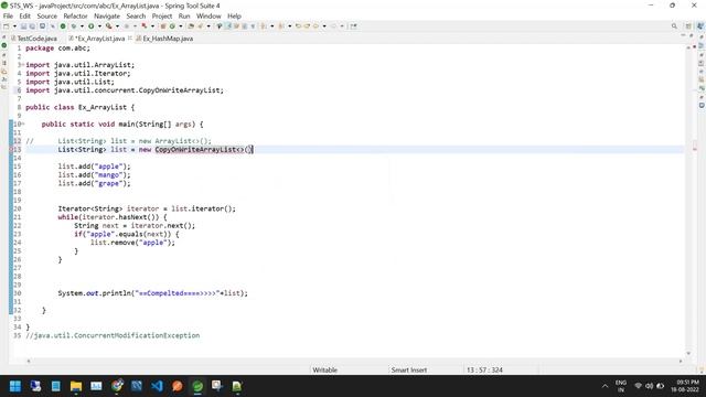 Concurrent Modification Exception || How to overcome Concurrent Modification Exception in JAVA смотреть онлайн