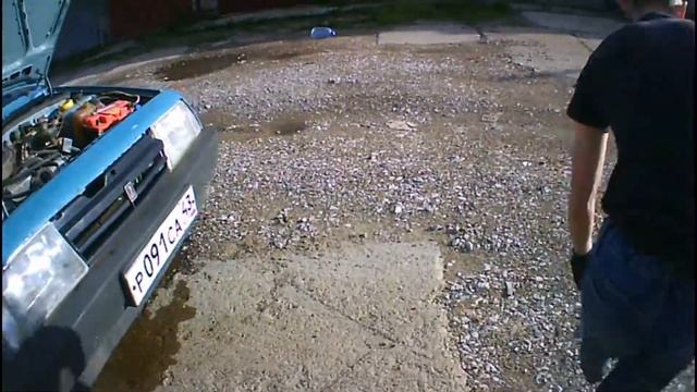 Ваз 2108 поменял расходники! Затонировал и покрасил диски. смотреть онлайн