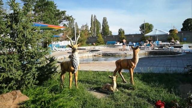 Иссык-Куль. Горячие источники отеля "Ак-Бермет". смотреть онлайн