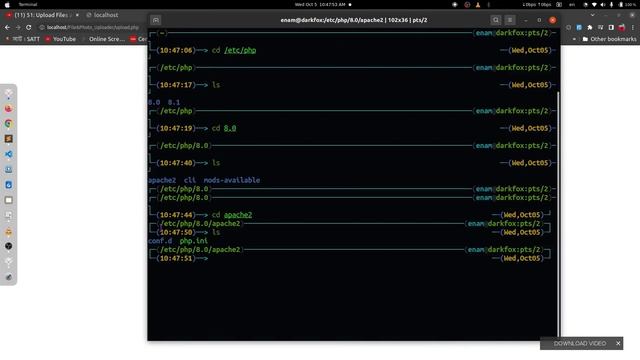 how to show php errors on browser in any linux distro like | kali , ubuntu , mint | Bangla | смотреть онлайн