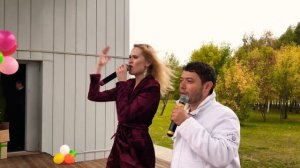 Валентин Цоцеридзе и Александра Сережникова Лунная Мелодия(cover)