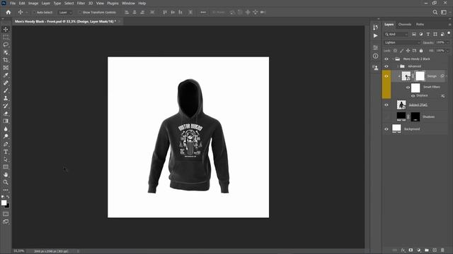 How to Make a Black Hoodie Mockup in Photoshop смотреть онлайн