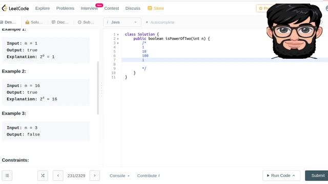 Leetcode Question 231 "Power of Two" in Java смотреть онлайн