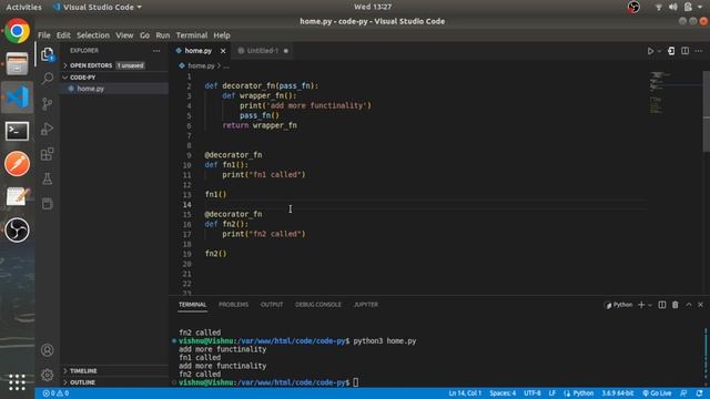 Decorators | [8/12] | Python Tutorial in Hindi смотреть онлайн