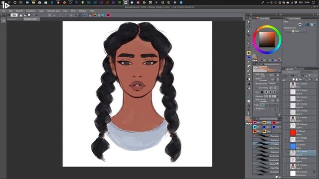 How to use Layers in Clip Studio Paint - Digital Painting смотреть онлайн