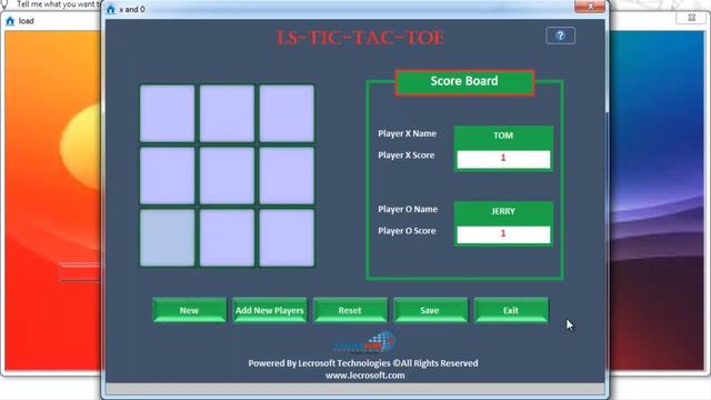 tic tac toe Game Created with Ms Access смотреть онлайн