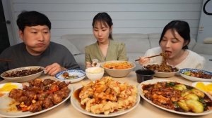 싱어송라이터 가수 유라(YOURA) 님과 중식 메뉴 싹 다 시켰습니다!! (Jajangmyeon & Jjamppong) 먹방!! - Mukbang eating show