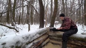 СТРОЮ ИЗБУ В ЛЕСУ | СТАВЛЮ СРУБ