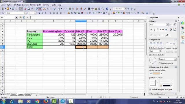 Tutoriel sur OPEN OFFICE Calc смотреть онлайн