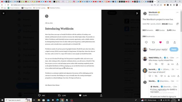 Heard Of WorldCoin? $WLD Airdrop Confirmed? Earning Money From An ORB? смотреть онлайн