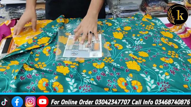 MEGA SALE 🔥 ARBISH BY JAFFRANI LAWN 3PCS NEW ARRIVAL IN ALL BRANCHES AT K_B_C смотреть онлайн