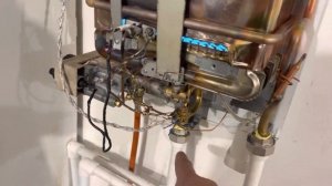 Котел отопления из газовой колонки на пропане