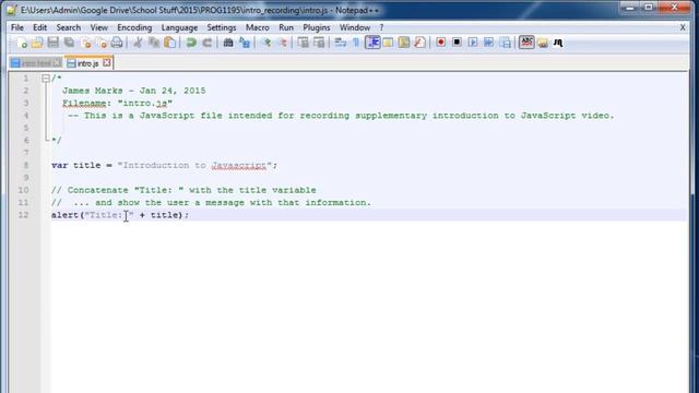 Javascript Basics Tutorial #1 смотреть онлайн
