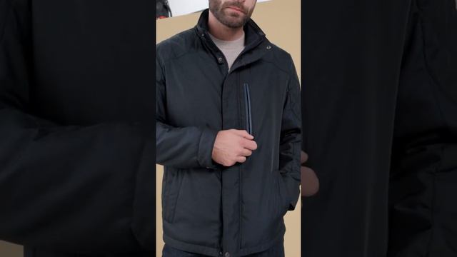 Куртка мужская классическая "ПОЛЛИНИ" из ветрозащитной ткани. смотреть онлайн