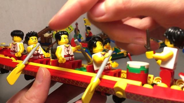 LEGO 80103 Гонки на лодках-драконах смотреть онлайн