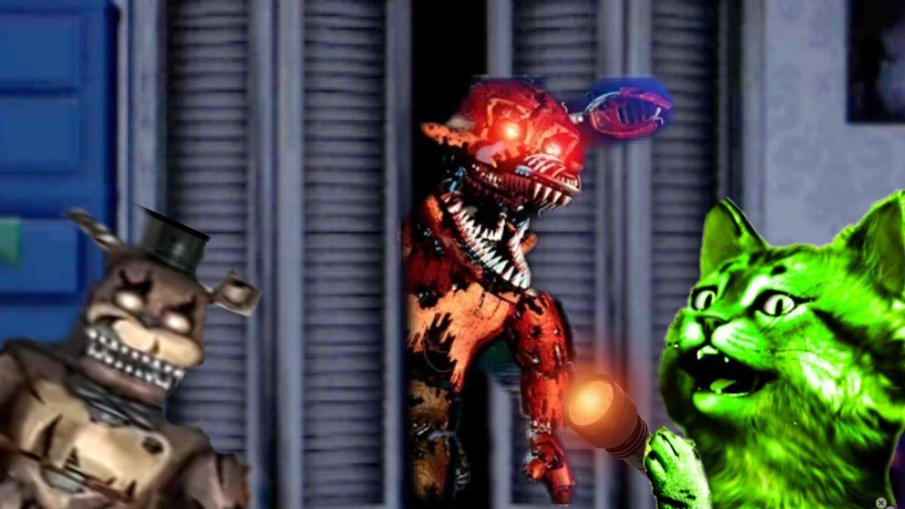 Саня против фокси читера! Watch your nightmares ⏪ прохождение 1 смотреть онлайн