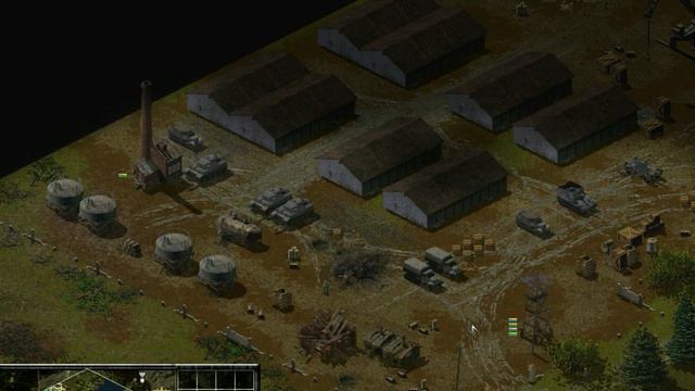 Противостояние 4 - Sudden Strike 2 - прохождение - кампания за СССР - миссия 5 - Дорога на Киев смотреть онлайн