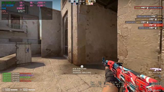 CS GO : i3 10100F + RX 6500 XT : Low Settings смотреть онлайн