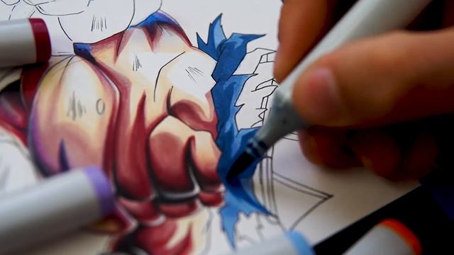 400 SUBS SPECIAL | Drawing FINAL BATTLE Goku MUI VS Jiren !!! смотреть онлайн