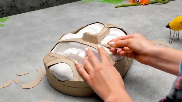 DIY Iconic Cartoon Characters From Cardboard