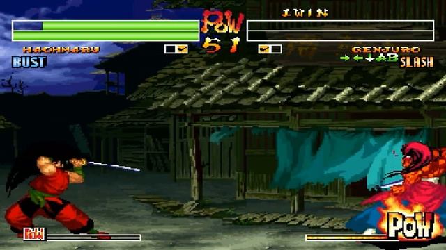 Samurai Shodown IV - Amakusa's Revenge - Mitzuharamakoto Vs Kmitsu