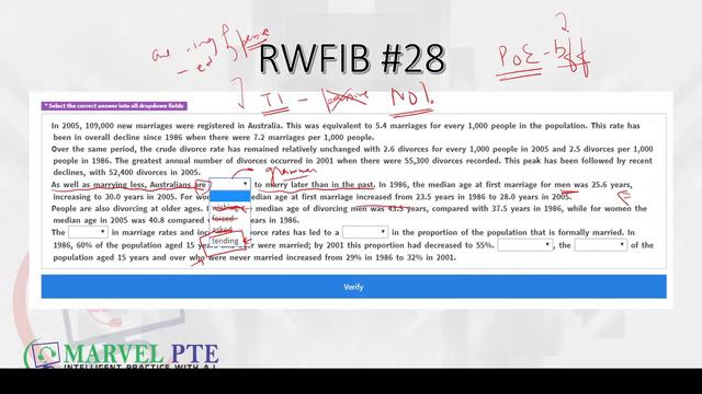 PTE Practice: Reading Blank #28 Solving Reading & Writing Fill in the Blanks with answers 2020 смотреть онлайн