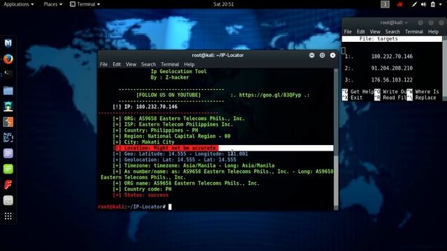 Kali linux Tools IP Locator ip geolocation tool Kurdish Subtitles YouTube смотреть онлайн
