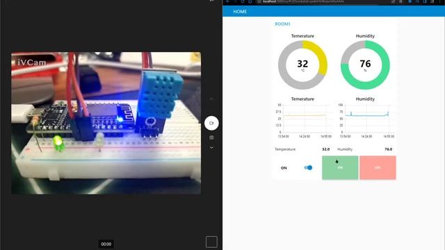 [ Micropython ] MQTT and NodeRED Dashboard смотреть онлайн