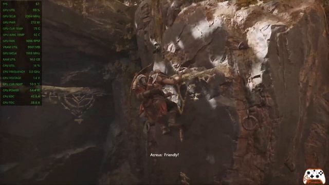 GOD OF WAR PC TEST // RYZEN 9 5900X // AMD RX 6800XT // 9 MIN IN 4K NO FSR смотреть онлайн