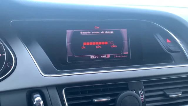 CONTROLE BATTERY CHARGE IN MMI 3G AUDI A3 A4 A5 A6 A7 смотреть онлайн