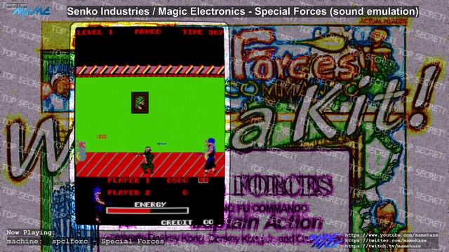 MAME - Special Forces: Kung Fu Commando (Donkey Kong conversion kit) - Now with Emulated Sound смотреть онлайн