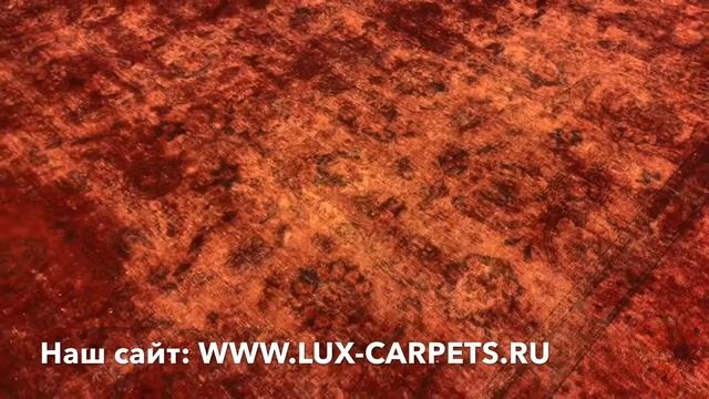 Винтажный дизайнерский ковер ручной работы Pakistan Vintage 2.72 x 3.21. Купить винтажный ковер. смотреть онлайн