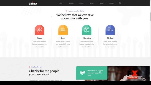 Azino - Nonprofit Charity Vue Nuxt Template 11 volunteer смотреть онлайн