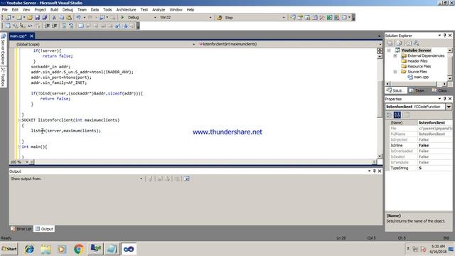 Socket Programming Part 1: TCP Server Socket Bind Listen Accept in C++ смотреть онлайн