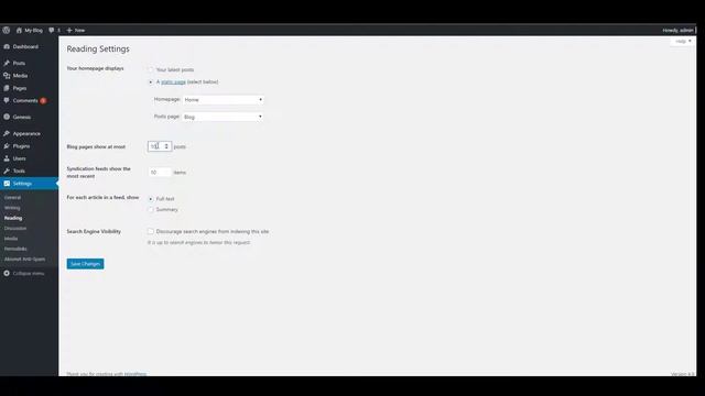 Wordpress - Comment changer le nombre d'articles (posts) affichés sur votre site ou page смотреть онлайн