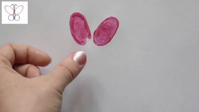 Рисуем пальчиковыми красками Бабочка смотреть онлайн
