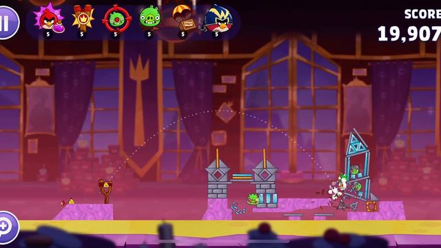 Angry Birds Reloaded: Pigs in a Banquet - Level 3 (3 Stars) IOS Gameplay Walkthrough (HD) смотреть онлайн