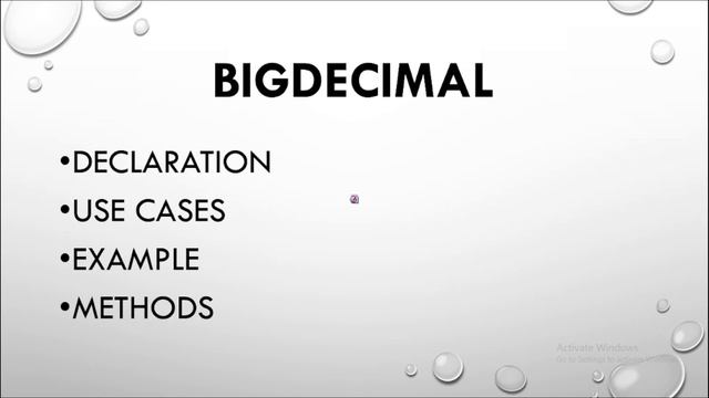 JAVA BIGDECIMAL AND BIGINTEGER смотреть онлайн