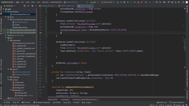 Audio Recorder #10: BottomSheet Layout Pt. 2/2 смотреть онлайн