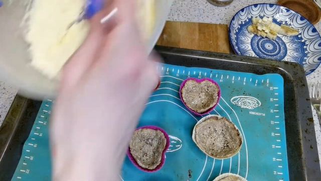 Овсяные корзиночки с творогом и ягодами. ПП Десерт. смотреть онлайн