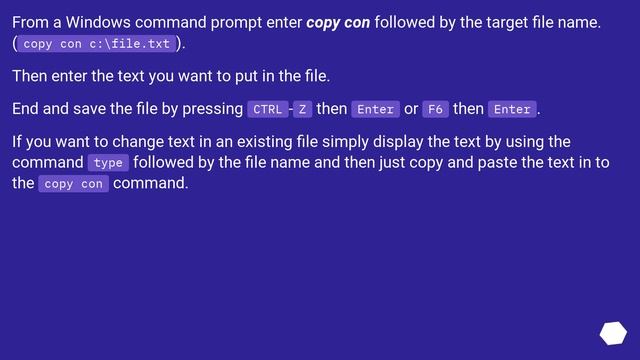 How do I edit text files in the Windows command prompt? смотреть онлайн