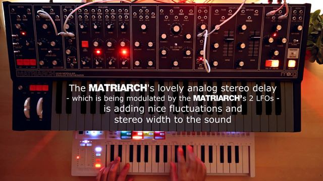 080▶️ Pure Mat (Moog Matriarch Dark // Arturia Keystep Pro) live jam, analog synth, raw sound смотреть онлайн