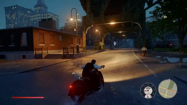 Mafia Definitive Edition Motorcycle night ride/top speed run смотреть онлайн