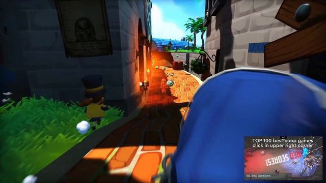 A Hat In Time PC - local co-op gameplay смотреть онлайн