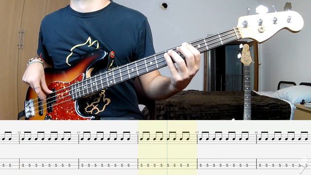 BASS ISOLATED Tina Turner Proud Mary PLAY ALONG TAB + SCORE смотреть онлайн