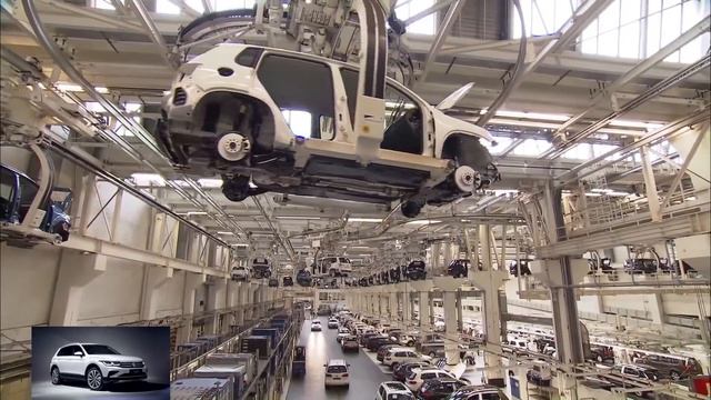 Volkswagen TIGUAN?: Manufacturing tour {step by step} – Assembly line process? смотреть онлайн