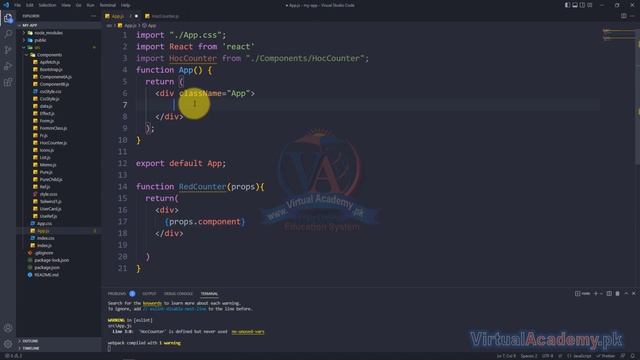 Higher order components (HOC) in React | React Complete Course смотреть онлайн
