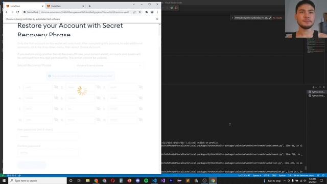 Brute Forcing Metamask Wallet (updated) смотреть онлайн
