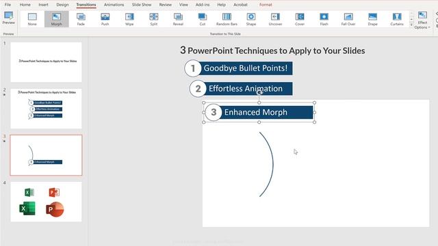 3 PowerPoint HACKS for INSTANT Improvement (incl. Morph between Shapes) смотреть онлайн